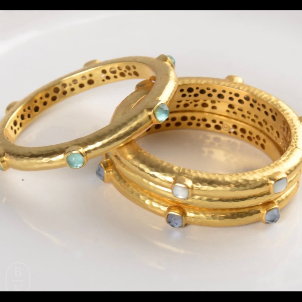 Juli Vos Catalina Hinge Bangle Bracelet - Picture 2 of 6